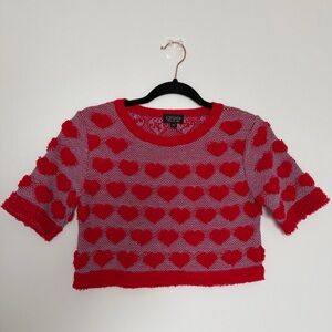 Topshop Cropped Knit Sweater